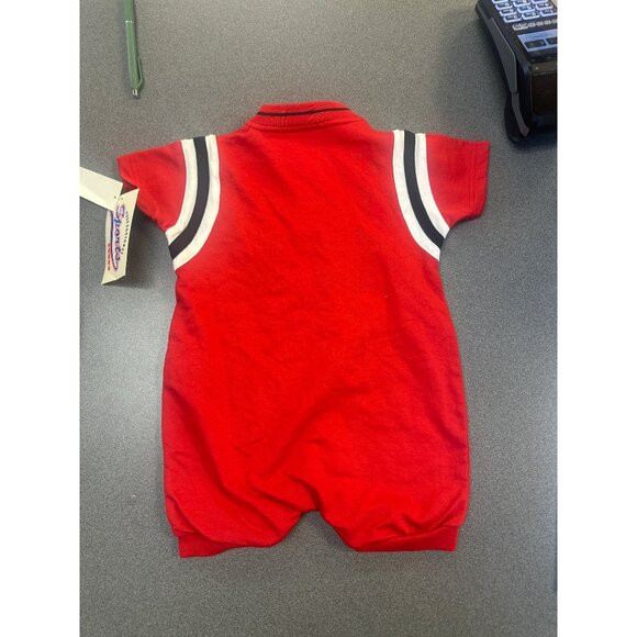 Detroit Red Wings Baby Romper 12M Red NHL Licensed Cotton Polyester Kmart - Picture 7 of 7